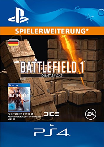 Battlefield 1 Battlepacks x 10 DLC [PS4 Download Code - deutsches Konto] -