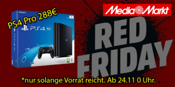 Playstation 4 Pro Media Markt Red Friday Angebot Dealfrisch