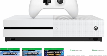 Xbox One S 500 GB Konsole - Minecraft (DLC) Complete Adventure Bundel, 4K Ultra HD