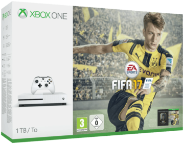 MICROSOFT Xbox One S 1TB Konsole - FIFA 17 Bundle